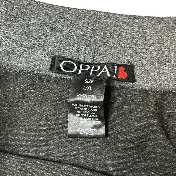 OPPA! Grey Leggings Good Vibes Gray Large / XL - Picture 5 of 5
